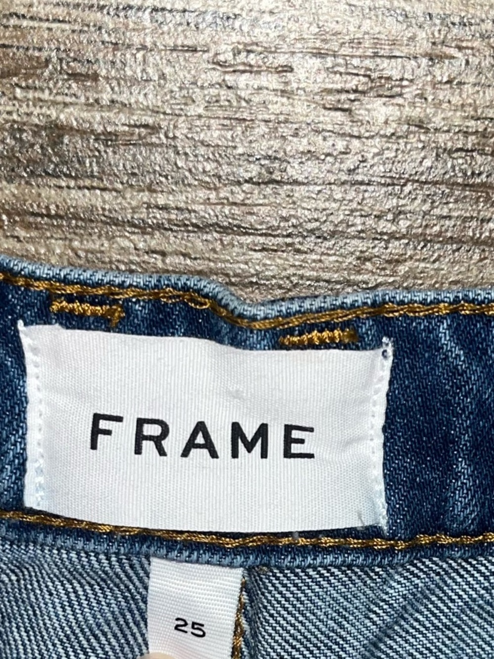 FRAME Le High 'N' Tight Wide Leg jeans in Stearnlee - Picture 5 of 5